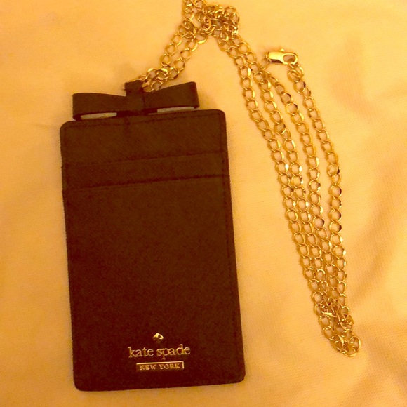 kate spade Accessories - 2DAY ONLY❗️Kate Spade Leather Cardholder Chain